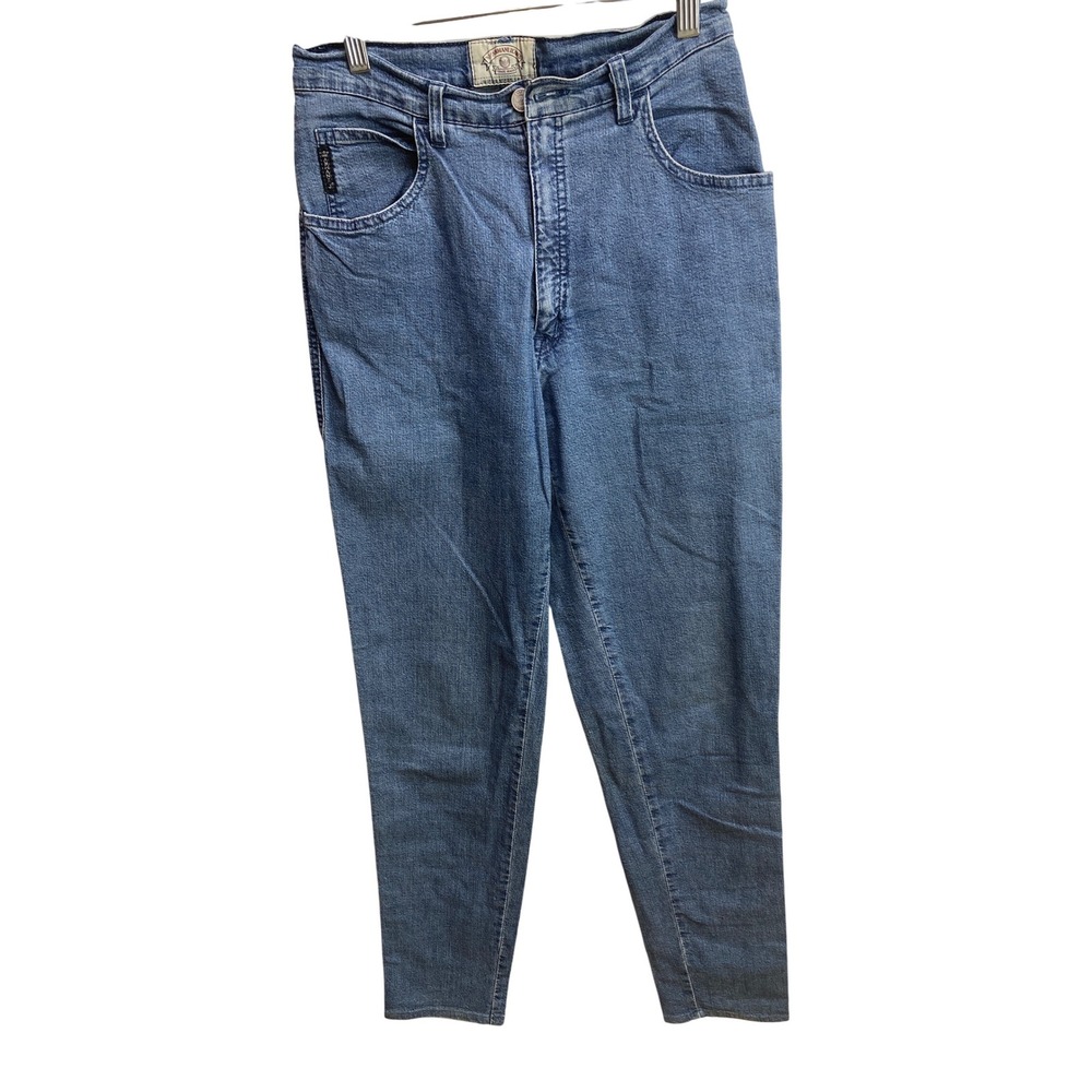 Armani Jeans Women's Blue Denim High‎ Waist Size 30 Slim Fit Jeans Made in Italy